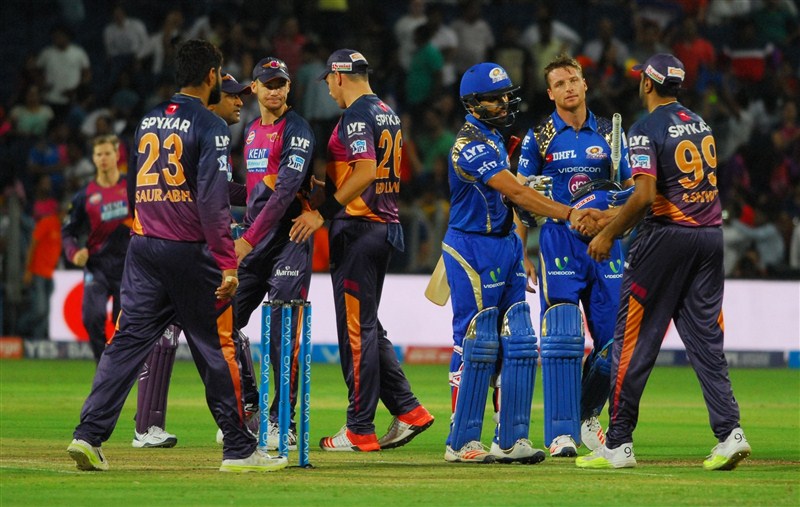 Leading from the front, skipper Rohit Sharma smashed a match-winning unbeaten 85 off just 60 balls to guide defending champions Mumbai Indians to a comfortable eight-wicket victory over Rising Pune Supergiants in the Maharashtra derby of the Indian Premier League (IPL) on Sunday. Mumbai Indians beat Rising Pune Supergiants by 8 wickets,Mumbai Indians beat Rising Pune Supergiants,Mumbai Indians vs Rising Pune Supergiants,Mumbai Indians,Rising Pune Supergiants,Indian Premier League,Indian Premier League 2016,Indian Premier League 9