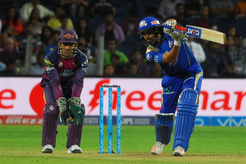 Leading from the front, skipper Rohit Sharma smashed a match-winning unbeaten 85 off just 60 balls to guide defending champions Mumbai Indians to a comfortable eight-wicket victory over Rising Pune Supergiants in the Maharashtra derby of the Indian Premier League (IPL) on Sunday. Mumbai Indians beat Rising Pune Supergiants by 8 wickets,Mumbai Indians beat Rising Pune Supergiants,Mumbai Indians vs Rising Pune Supergiants,Mumbai Indians,Rising Pune Supergiants,Indian Premier League,Indian Premier League 2016,Indian Premier League 9