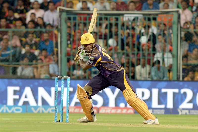 Batting knights Yusuf Pathan and Andre Russell won the match for Kolkata Knight Riders (KKR) against Royal Challengers Bangalore (RCB), scoring 189/5 with five balls to spare at Chinnaswamy Stadium on Monday in the 30th match of IPL Season Nine. Kolkata Knight Riders beat Royal Challengers Bangalore by 5 wickets,Kolkata Knight Riders beat Royal Challengers Bangalore,Kolkata Knight Riders vs Royal Challengers Bangalore,Kolkata Knight Riders,Royal Challengers Bangalore,Yusuf Pathan,Andre Russell