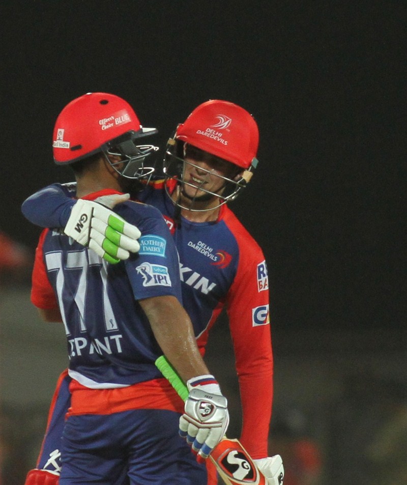 Rishabh Pant (69) and Quinton de Kock (46) produced a match-winning opening stand to guide Delhi Daredevils to a convincing eight-wicket victory over Gujarat Lions in an Indian Premier League (IPL) match at the Saurashtra Cricket Association Stadium on Tuesday. Delhi Daredevils thrash Gujarat Lions by 8 wickets,Delhi Daredevils thrash Gujarat Lions,Delhi Daredevils vs Gujarat Lions,Delhi Daredevils,Gujarat Lions,Rishabh Pant,Quinton de Kock,Indian Premier League,Indian Premier League 2016,Indian Premier League 9