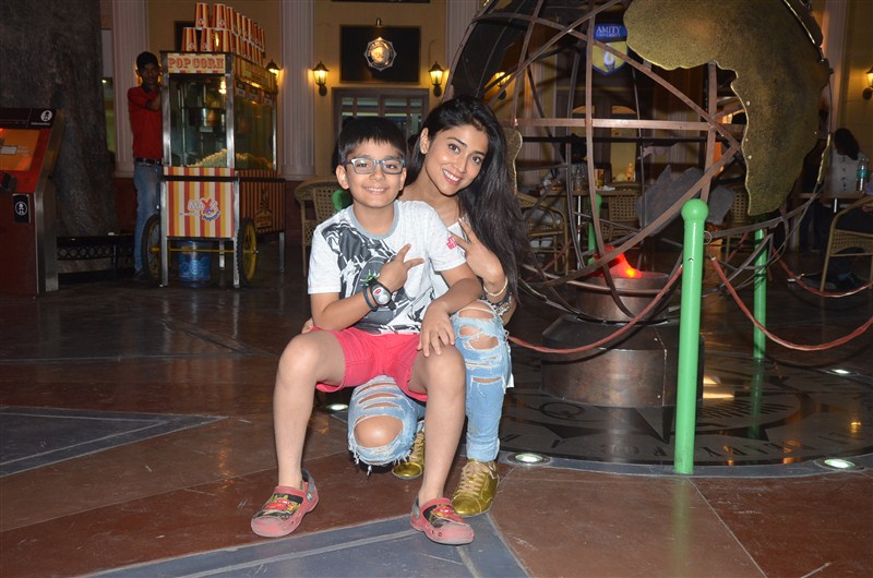 Actress Shriya Saran visits KidZania Mumbai with her nephew. Shriya Saran,Shriya Saran visits KidZania,Shriya Saran visits KidZania Mumbai with her nephew,Shriya Saran with her nephew,actress Shriya Saran,Shriya Saran pics,Shriya Saran images,Shriya Saran photos,Shriya Saran stills,Shriya Saran pictures