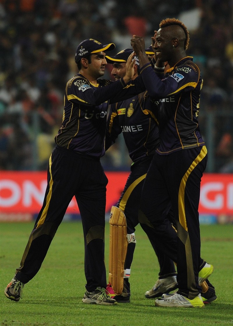 Andre Russell came up with a magical last over to help Kolkata Knight Riders (KKR) grab a seven-run victory over Kings XI Punjab in an Indian Premier League (IPL) contest at the Eden Gardens here on Wednesday. Kolkata Knight Riders thrash Kings XI Punjab,Kolkata Knight Riders beat Kings XI Punjab,Kolkata Knight Riders,Kings XI Punjab,Andre Russell,Indian Premier League,Indian Premier League 2016,Indian Premier League 9