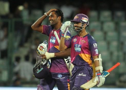 Riding on opener Ajinkya Rahane's fifth half-century of the tournament, Rising Pune Supergiants beat Delhi Daredevils by seven wickets in a league match of the Indian Premier League (IPL) at the Ferozeshah Kotla Stadium on Friday.