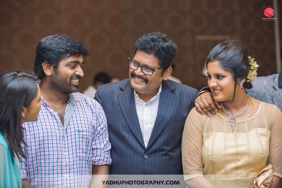 Director KS Ravikumar second daughter Maalica and Arjun Krishnan after Marriage Party held at ITC Grand Chola in Chennai. KS Ravikumar daughter Maalica after Marriage Party,Maalica after Marriage Party,Rajinikanth,Hansika Motwani,Vijay Sethupathi,Sivakarthikeyan,Sangeetha Vijay,Atlee,Aarthi,Priya,Maalica and Arjun Krishnan,Arjun Krishnan