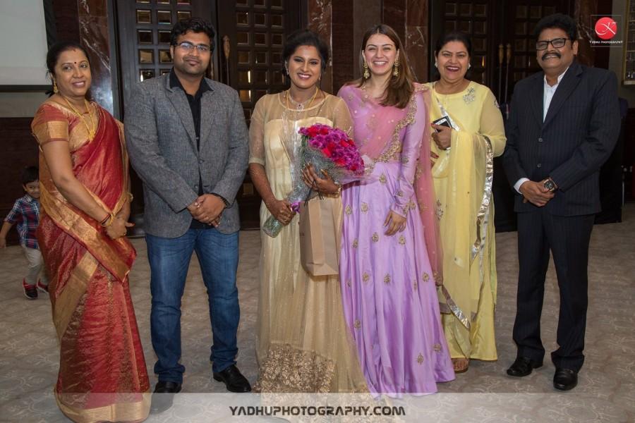 Director KS Ravikumar second daughter Maalica and Arjun Krishnan after Marriage Party held at ITC Grand Chola in Chennai. KS Ravikumar daughter Maalica after Marriage Party,Maalica after Marriage Party,Rajinikanth,Hansika Motwani,Vijay Sethupathi,Sivakarthikeyan,Sangeetha Vijay,Atlee,Aarthi,Priya,Maalica and Arjun Krishnan,Arjun Krishnan