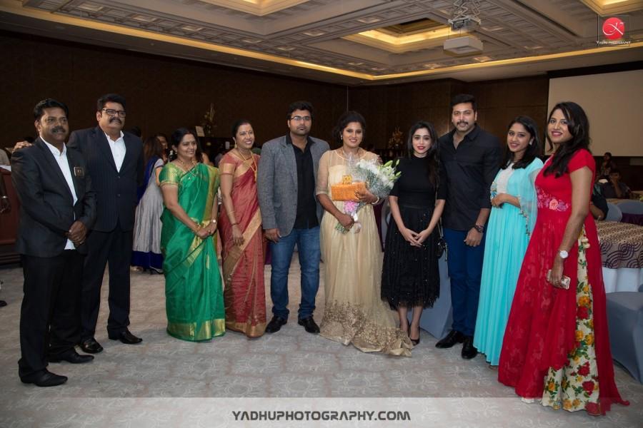 Director KS Ravikumar second daughter Maalica and Arjun Krishnan after Marriage Party held at ITC Grand Chola in Chennai. KS Ravikumar daughter Maalica after Marriage Party,Maalica after Marriage Party,Rajinikanth,Hansika Motwani,Vijay Sethupathi,Sivakarthikeyan,Sangeetha Vijay,Atlee,Aarthi,Priya,Maalica and Arjun Krishnan,Arjun Krishnan