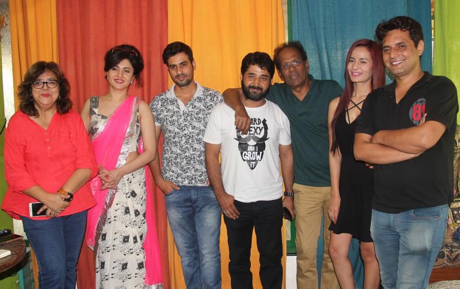 Mantostaan Cannes celebration with Sonal Sehgal, Rahat Kazmi, Raina Bassnet, Virendra Saxena, Shoib Nikash Shah, Zeba Sajid and Tariq Khan. Mantostaan Cannes celebration,Mantostaan Cannes,Sonal Sehgal,Rahat Kazmi,Raina Bassnet,Virendra Saxena,Shoib Nikash Shah,Zeba Sajid,Tariq Khan