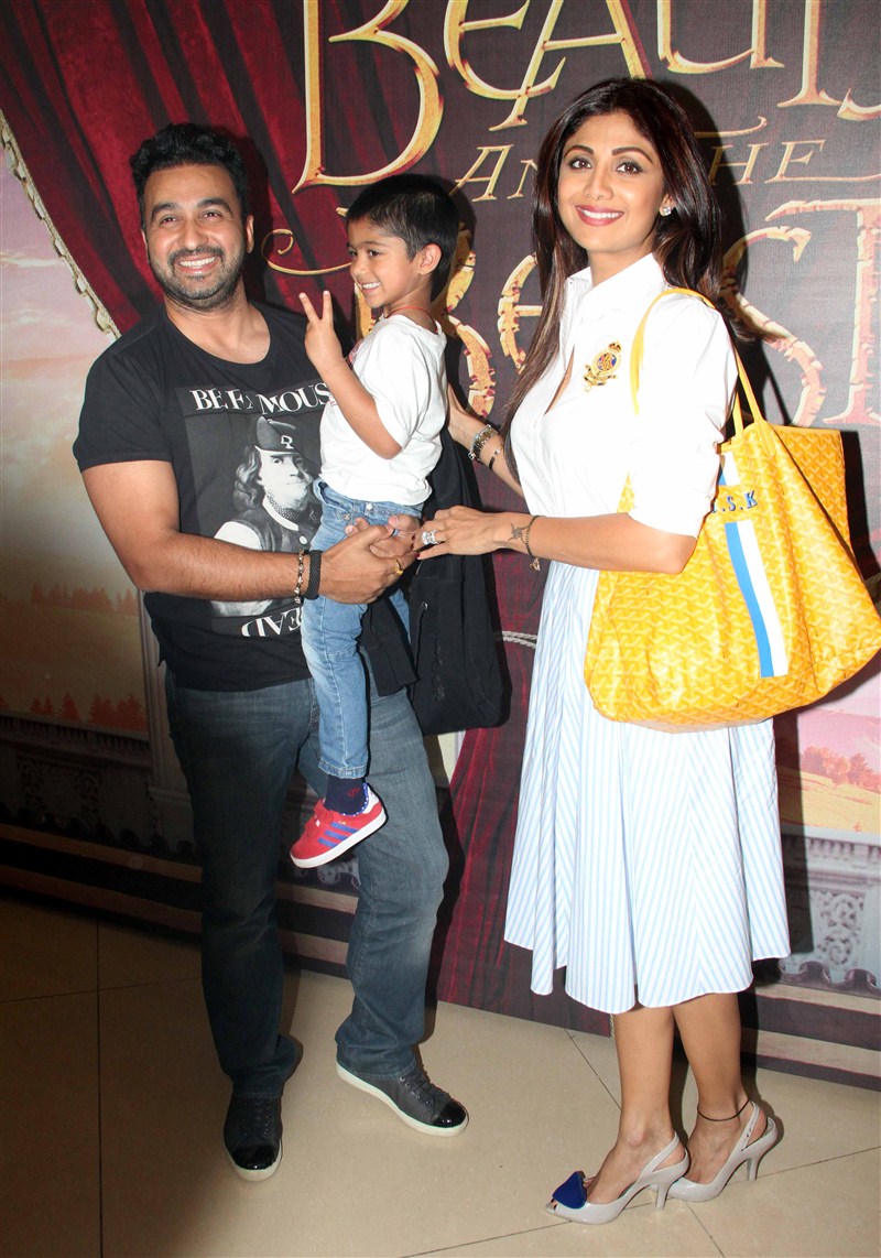 Disney India brought back the magical experience of Beauty and the Beast live on stage at NSCI dome Worli. Rahul Dravid,Madhuri Dixit,Shilpa Shetty,Madhuri Dixit family at Disney's 'Beauty And The Beast' musical event,Shilpa Shetty family at Disney's 'Beauty And The Beast' musical event in Mumbai,Raj Kundra,Viaan Raj Kundra,Shilpa