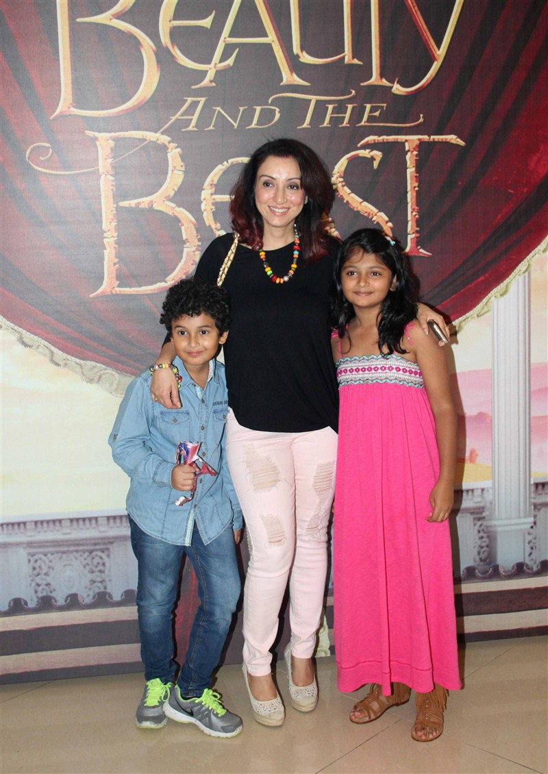 Disney India brought back the magical experience of Beauty and the Beast live on stage at NSCI dome Worli. Rahul Dravid,Madhuri Dixit,Shilpa Shetty,Madhuri Dixit family at Disney's 'Beauty And The Beast' musical event,Shilpa Shetty family at Disney's 'Beauty And The Beast' musical event in Mumbai,Raj Kundra,Viaan Raj Kundra,Shilpa