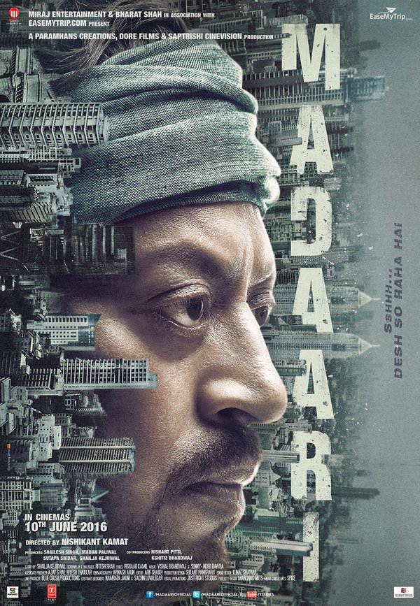 Irrfan Khan's upcoming movie 'Madaari' first look revealed today. Irrfan Khan,Madaari,Madaari first look,Madaari poster,Madaari first look poster,Irrfan Khan in Madaari,bollywood movie Madaari,Madaari pics,Madaari images,Madaari stills,Madaari pictures