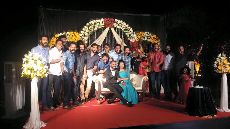 Music composer Rajesh Murugesan got married in a private ceremony attended by his friends and family on Sunday, May 8. Rajesh Murugesan,rajesh Murugesan wedding,rajesh Murugesan marriage,rajesh Murugesan wedding pics,Premam team at Rajesh Murugesan wedding,nivin pauly,rajesh Murugesan songs,pista song