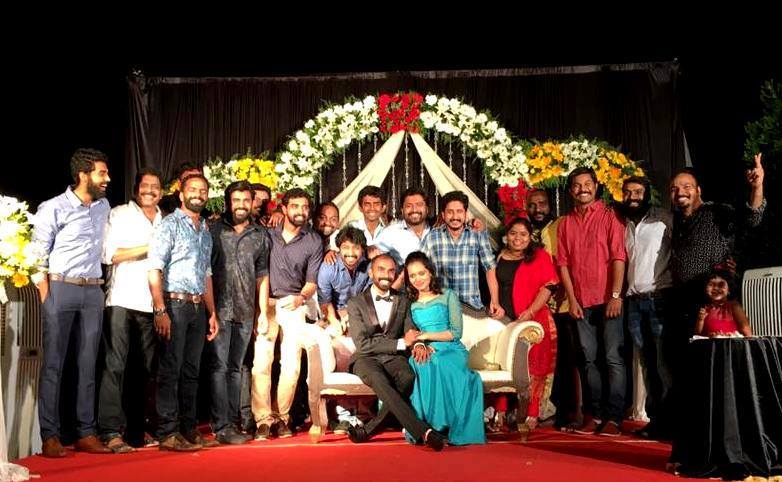 Music composer Rajesh Murugesan got married in a private ceremony attended by his friends and family on Sunday, May 8. Rajesh Murugesan,rajesh Murugesan wedding,rajesh Murugesan marriage,rajesh Murugesan wedding pics,Premam team at Rajesh Murugesan wedding,nivin pauly,rajesh Murugesan songs,pista song