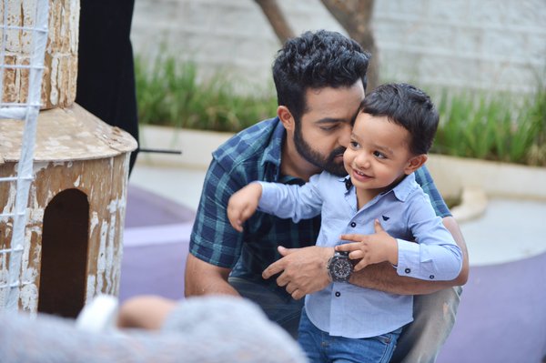NTR's Son Abhay at Janatha Garage Sets. Samantha, Lakshmi Pranathi, Koratala Siva and Ajay at the spot. NTR,Jr Ntr,NTR's son Abhay,Abhay at Janatha Garage Sets,Janatha Garage,telugu movie Janatha Garage,Janatha Garage working stills,Samantha,Lakshmi Pranathi,Koratala Siva,Ajay,Janatha Garage Sets,Janatha Garage on the Sets