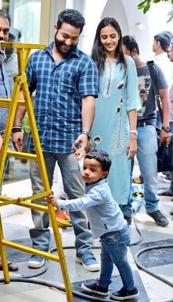 NTR's Son Abhay at Janatha Garage Sets. Samantha, Lakshmi Pranathi, Koratala Siva and Ajay at the spot. NTR,Jr Ntr,NTR's son Abhay,Abhay at Janatha Garage Sets,Janatha Garage,telugu movie Janatha Garage,Janatha Garage working stills,Samantha,Lakshmi Pranathi,Koratala Siva,Ajay,Janatha Garage Sets,Janatha Garage on the Sets