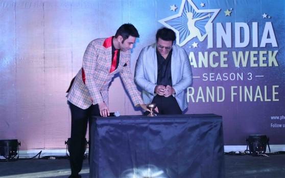 Actor Govinda and Sandip Soparrkar at Opening ceremony of 3rd India Dance Week.