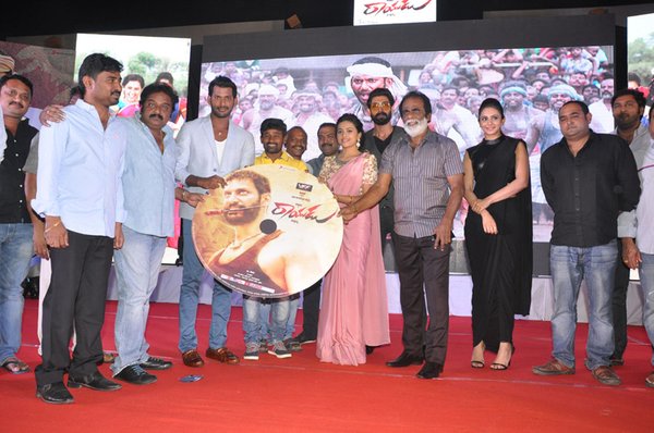 Vishal, Sri Divya, Rana Daggubati, Rakul Preet Singh at Rayudu Audio ...