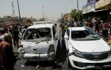 Dozens of people are killed in three separate bombings in Baghdad neighborhoods, with Islamic State claiming responsibility for the deadliest in Sadr City.