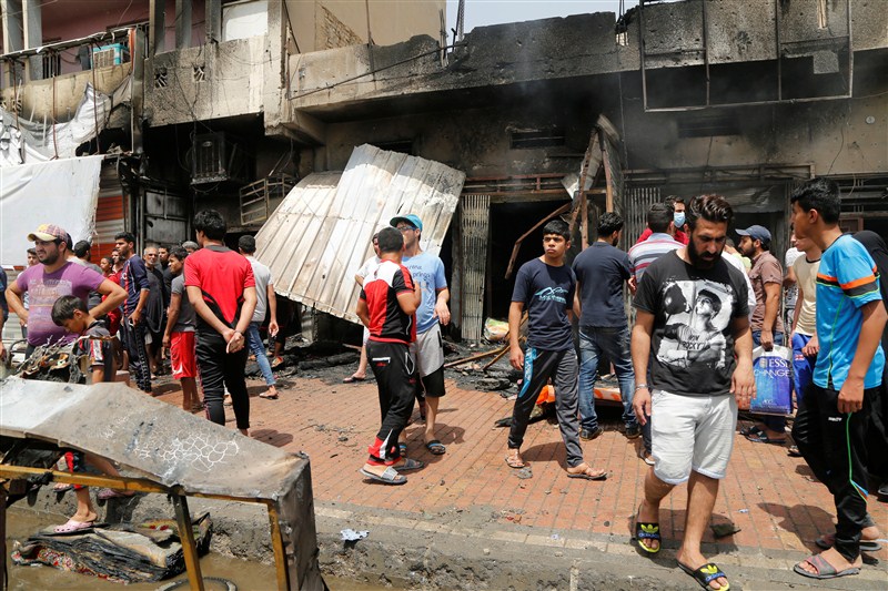 Dozens of people are killed in three separate bombings in Baghdad neighborhoods, with Islamic State claiming responsibility for the deadliest in Sadr City. Baghdad car bombings,Baghdad car bomb,Baghdad bomb,Baghdad car blast,Islamic State