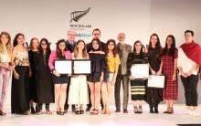 The smart use of sustainable fabric along with her mother's age-old sari incorporated in a modern creation has landed Jaipur-based Megha Sharma a two-week internship at a prestigious New Zealand fashion school.