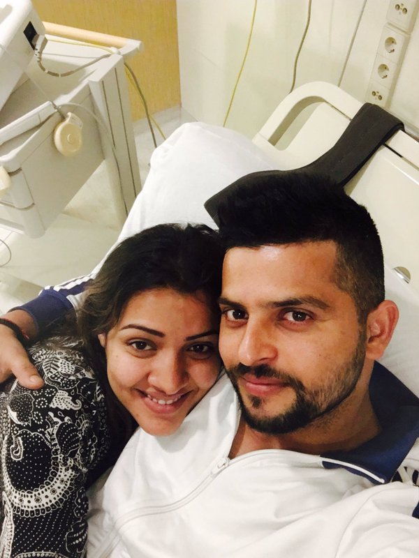 India batsman Suresh Raina's wife Priyanka flaunts her baby bump. Suresh Raina,India batsman Suresh Raina,Suresh Raina blessed with baby girl,Priyanka blessed with baby girl,Priyanka flaunts her baby bump,Suresh Raina's wife Priyanka flaunts her baby bump,Suresh Raina daughter,Suresh Raina with Shreyanshi Raina,Sur