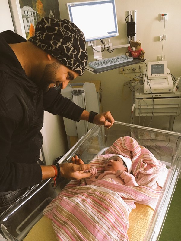 India cricketer Suresh Raina on Sunday became a father after his wife Priyanka Chaudhary gave birth to a baby girl at a private hospital. Suresh Raina,Suresh Raina shares adorable photos of daughter Gracia,Suresh Raina daughter Gracia,Gracia,Priyanka Chaudhary,Suresh Raina daughter,Suresh Raina daughter pics,Suresh Raina daughter images,Suresh Raina daughter photos,Suresh Raina daughter sti
