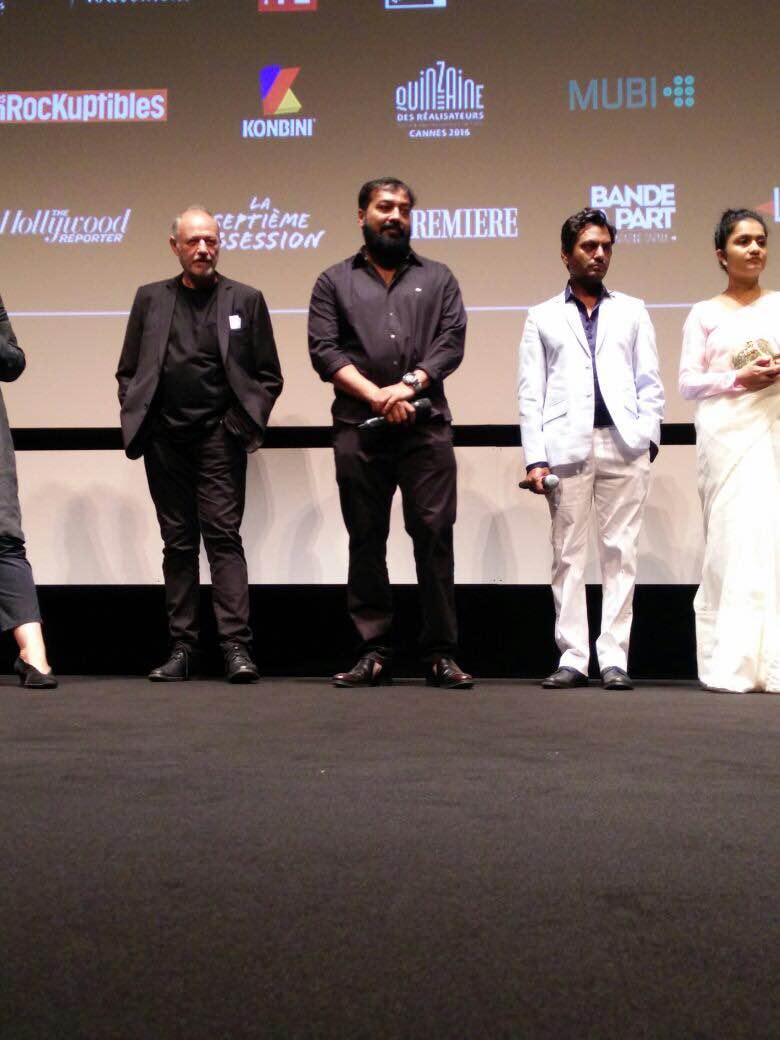 The cast of Raman Raghav 2.0 are here at the Cannes Film Festival and here are the first clicks of the team. Raman Raghav 2.0 special screening,Raman Raghav 2.0,Raman Raghav 2.0 special screening at Cannes,Cannes Film Festival,Cannes Film Festival 2016,Bollywood movie Raman Raghav 2.0,Nawazuddin Siddiqui,Vicky Kaushal