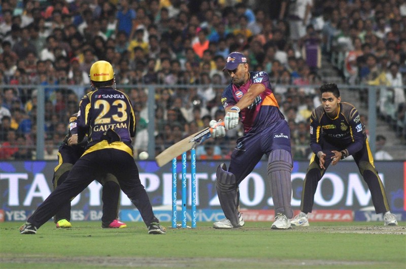 Chasing a revised target of 66 in 9 overs via the Duckworth-Lewis method, Kolkata Knight Riders (KKR) cruised home with 8 wickets and 24 balls to spare against Rising Pune Supergiants in a rain-affected Indian Premier League (IPL) tie at the Eden Gardens on Saturday. Kolkata trash Pune by 8 wickets,Kolkata trash Pune,Kolkata beat Pune,Rising Pune Supergiants,Kolkata Knight Riders,Duckworth-Lewis method,Indian Premier League,Indian Premier League 2016,Indian Premier League 9,IPL Pics,IPL images,IPL photos,IPL pictures