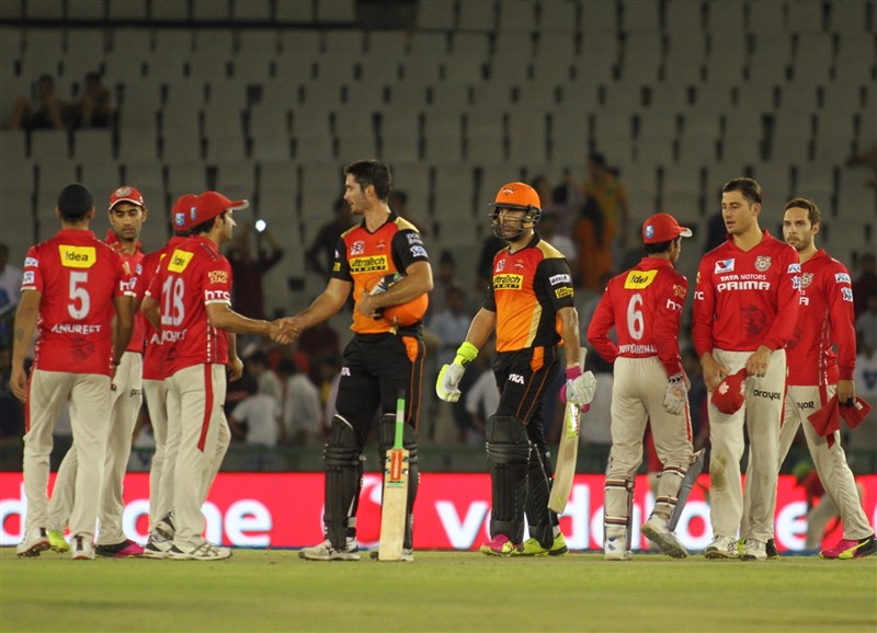 Sunrisers Hyderabad strengthened their position at the top of the points table with a seven-wicket win over Kings XI Punjab at the Punjab Cricket Association Stadium on Sunday. Sunrisers Hyderabad trash Kings XI Punjab by 7 wkts,Sunrisers Hyderabad trash Kings XI Punjab,Sunrisers Hyderabad beat Kings XI Punjab,Sunrisers Hyderabad,Kings XI Punjab,IPL 2016,IPL pics,IPL images,IPL photos,IPL stills,IPL pictures