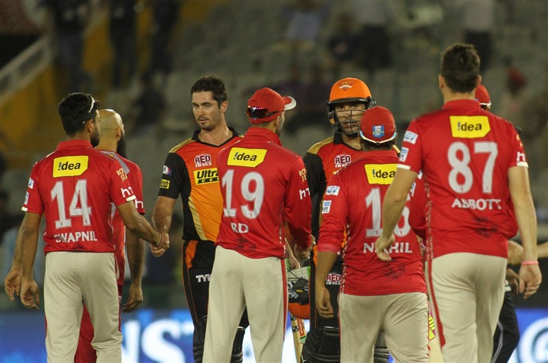 Sunrisers Hyderabad strengthened their position at the top of the points table with a seven-wicket win over Kings XI Punjab at the Punjab Cricket Association Stadium on Sunday. Sunrisers Hyderabad trash Kings XI Punjab by 7 wkts,Sunrisers Hyderabad trash Kings XI Punjab,Sunrisers Hyderabad beat Kings XI Punjab,Sunrisers Hyderabad,Kings XI Punjab,IPL 2016,IPL pics,IPL images,IPL photos,IPL stills,IPL pictures