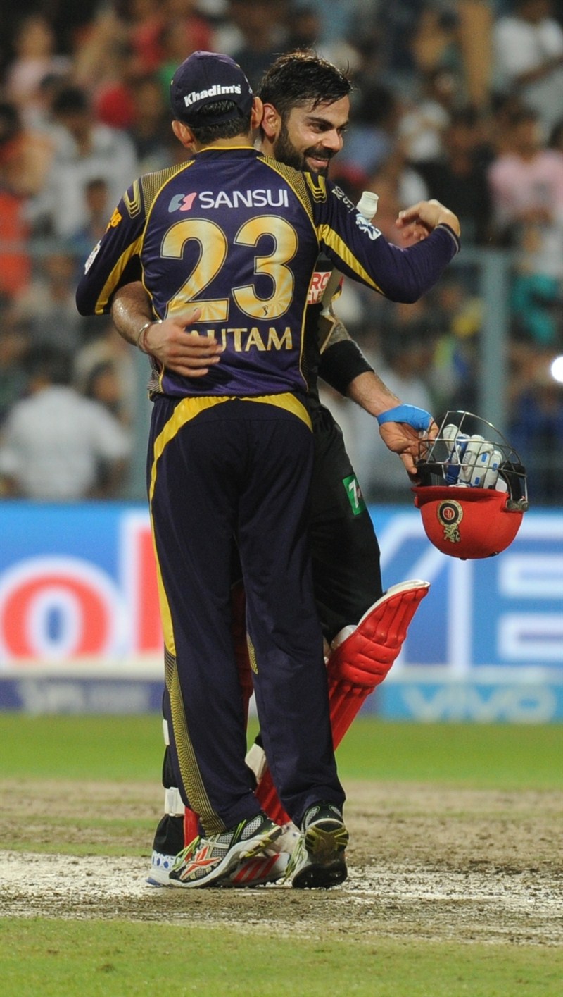 Virat Kohli and A.B. de Villiers once again delivered the goods with their bats as their Royal Challengers Bangalore romped home with 9 wickets to spare against Kolkata Knight Riders in an Indian Premier League (IPL) contest at the Eden Gardens on Monday. Virat Kohli,A.B. de Villiers,Virat Kohli and A.B. de Villiers,RCB win by 9 wickets against KKR,Royal Challengers Bangalore,Kolkata Knight Riders,IPL 2016,IPL pics,IPL images,IPL photos,IPL stills,IPL pictures,Indian Premier League,Indian Premier League 20