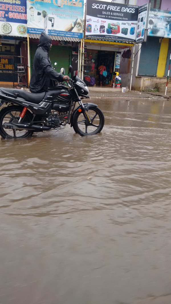 Heavy rainfall will continue in Tamil Nadu and Puducherry during the next 24 hours, said the weather department on Wednesday. Chennai,Chennai rain,Heavy rain Chennai,Chennai floods,Chennai flood,Heavy rainfall in Tamil Nadu,Heavy rainfall in Chennai