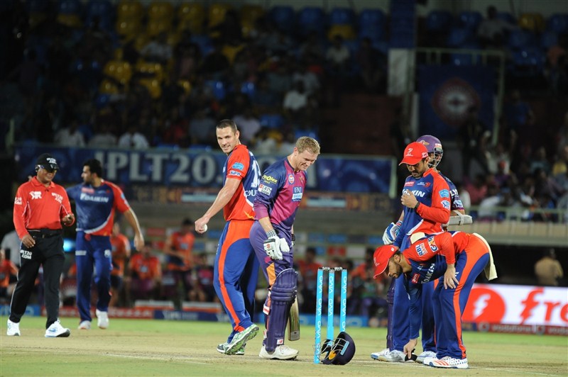 Delhi Daredevils (DD) worsened their chances of making it to the Indian Premier League (IPL) play-offs after going down to Rising Pune Supergiants by 19 runs via Duckworth-Lewis method in a rain-marred tie at the VCA Stadium on Tuesday. Delhi Daredevils,Rising Pune Supergiants,Rising Pune Supergiants beats Delhi Daredevils,Pune vs Daredevils,playoff,Indian Premier League,Indian Premier League 2016,Indian Premier League pics,IPL pics,IPL 2016,IPL images,IPL photos,IPL stills,IPL pictures