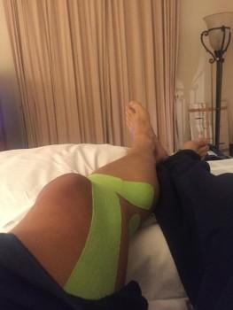 Actor Arjun Rampal injured his knee while filming a scene for the upcoming suspense thriller film 