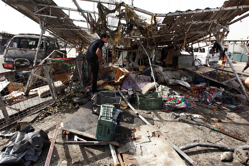 At least 72 people were killed by three bombings, extending the deadliest spate of attacks in the Iraqi capital so far this year. Baghdad,blast in Baghdad,Baghdad bomb blast,Baghdad blast,Baghdad bombing,Iraq