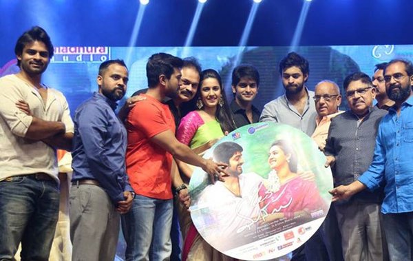 Naga Shourya's Oka Manasu Audio Launch. Oka Manasu Audio Launch,Oka Manasu music Launch,Oka Manasu,Naga Shourya,Ram Charan Teja,Mega power star Ram Charan Teja,Oka Manasu audio launch pics,Oka Manasu audio launch images,Oka Manasu audio launch photos,Oka Manasu audio launch stills,Oka Manasu au