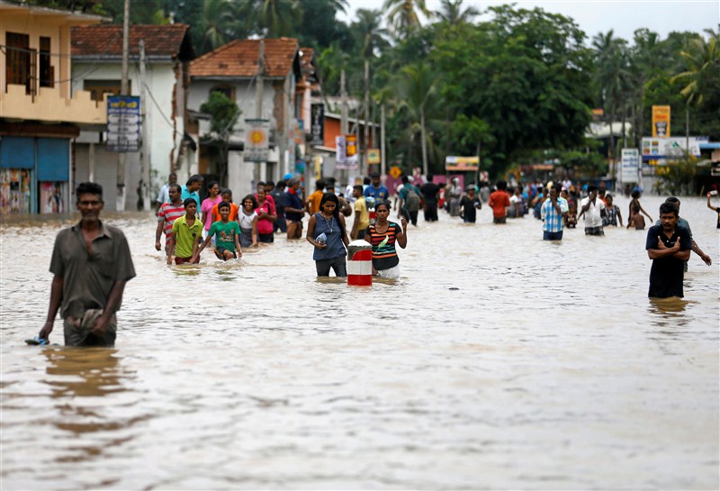 The toll in torrential rains in Sri Lanka on Thursday rose to 42 as search and rescue operations for survivors continued, especially in the country's central region that was hit by landslides leaving 134 missing. Sri Lanka Cyclone,Cyclone,Cyclone in Sri Lanka,landslide,landslide in Sri lanka,torrential rains