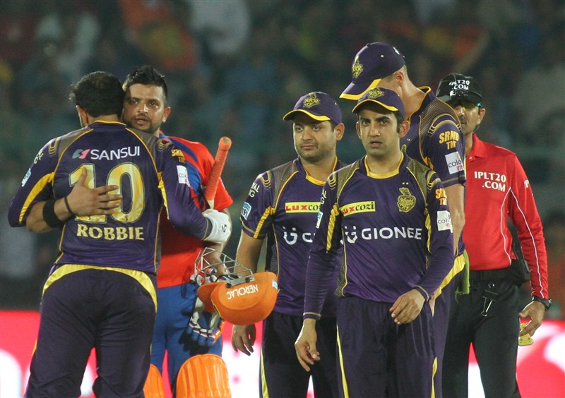 Gujarat Lions overcame a scary start to not only beat Kolkata Knight Riders (KKR) by six wickets at the Green Park Stadium on Thursday, but also vault to the second spot of the Indian Premier League table. Gujarat Lions,Kolkata Knight Riders,Gujarat Lions beat Kolkata Knight Riders,Gujarat Lions trash Kolkata Knight Riders,Suresh Raina,Dwayne Smith,KKR,Indian Premier League,Indian Premier League 2016,Indian Premier League pics,IPL pics,IPL images,IPL photos