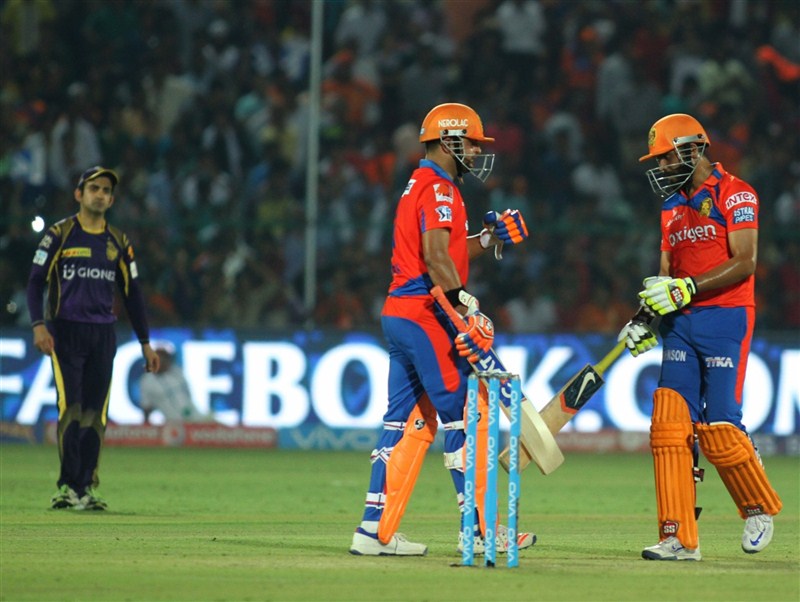 Gujarat Lions overcame a scary start to not only beat Kolkata Knight Riders (KKR) by six wickets at the Green Park Stadium on Thursday, but also vault to the second spot of the Indian Premier League table. Gujarat Lions,Kolkata Knight Riders,Gujarat Lions beat Kolkata Knight Riders,Gujarat Lions trash Kolkata Knight Riders,Suresh Raina,Dwayne Smith,KKR,Indian Premier League,Indian Premier League 2016,Indian Premier League pics,IPL pics,IPL images,IPL photos