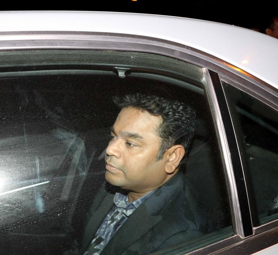 Dinner hosted by Bollywood actor Shah Rukh Khan in honour of Apple CEO Tim Cook on Wednesday at his residence 'Mannat' turned out to be a starry affair. Shah Rukh Khan,Apple's CEO Tim Cook,Apple CEO Tim Cook,Tim Cook,Amitabh Bachchan,Aishwarya Rai Bachchan,Jaya Bachchan,Aamir Khan,Madhuri Dixit,Farhan Khan,A.R. Rahman,Vidhu Vinod Chopra