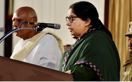 AIADMK chief Jayalalithaa's Swearing-In Ceremony as Tamil Nadu Chief Minister