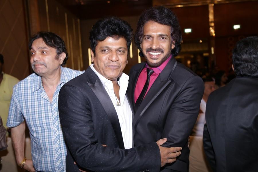 Prema Baraha Kannada andadhalin Pon Veedhiyil Tamil Bilingual Movie Launch held at the Sheraton Grand Bangalore Hotel at Brigade Gateway in Bengaluru. Kadhalin Pon Veedhiyil,Kadhalin Pon Veedhiyil Movie Launch,Shiva Rajkumar,Ambareesh,Upendra,Arjun Sarja,Arjun Sarja daughter,Jagapati Babu,Rockline Venkatesh,Dhruva Sarja,Kadhalin Pon Veedhiyil Movie Launch pics,Kadhalin Pon Veedhiyil Movie Launch images
