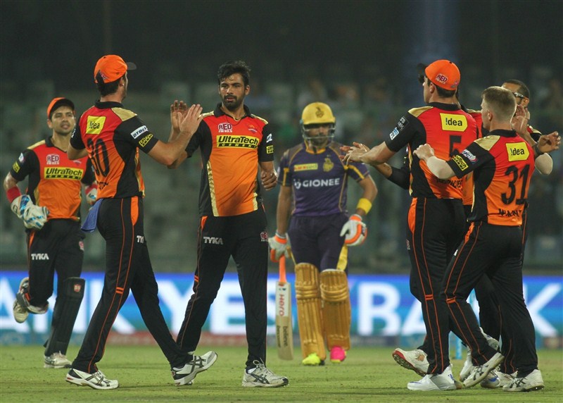 Two times champions Kolkata Knight Riders' campaign in Indian Premier League 9 ended after going down to Sunrisers Hyderabad by 22 runs in the eliminator on Wednesday. Kolkata Knight Riders,Sunrisers Hyderabad,KKR eliminated,second qualifier,Indian Premier League 9,Indian Premier League,IPL 2016,IPL pics,IPL images,IPL photos,IPL stills