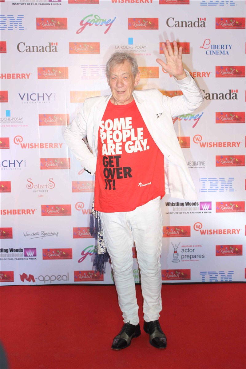 Actress Sonam Kapoor and international star Sir Ian McKellen inaugurated the Kashish Film Festival on Wednesday. Sonam Kapoor,Sir Ian McKellen,Kashish Film Festival,Kashish Film Festival 2016,Sonam Kapoor inaugurates Kashish Film Festival,Sir Ian McKellen inaugurates Kashish Film Festival,Kashish Film Festival launch,Kashish Film Festival pics,Kashish Film Festival