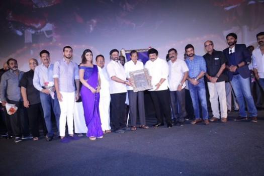 Suriya, Prabhu, Vikram Prabhu at Meen Kuzhambum Mann Paanaiyum audio launch.