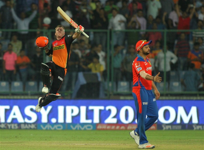Captain David Warner's belligerent innings of 96 not out helped Sunrisers Hyderabad overcome Gujarat Lions by four wickets on Friday to enter the final of the Indian Premier League (IPL). Gujarat Lions,Sunrisers Hyderabad,Royal Challengers Bangalore,RCB,David Warner,Indian Premier League,Indian Premier League 2016,IPL 2016,IPL Final,IPL 2016 final,IPL Final 2016