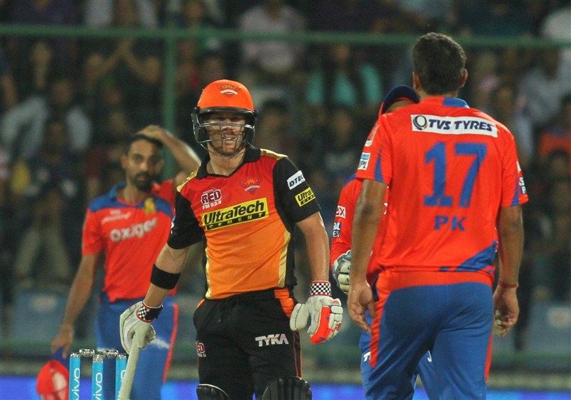 Captain David Warner's belligerent innings of 96 not out helped Sunrisers Hyderabad overcome Gujarat Lions by four wickets on Friday to enter the final of the Indian Premier League (IPL). Gujarat Lions,Sunrisers Hyderabad,Royal Challengers Bangalore,RCB,David Warner,Indian Premier League,Indian Premier League 2016,IPL 2016,IPL Final,IPL 2016 final,IPL Final 2016