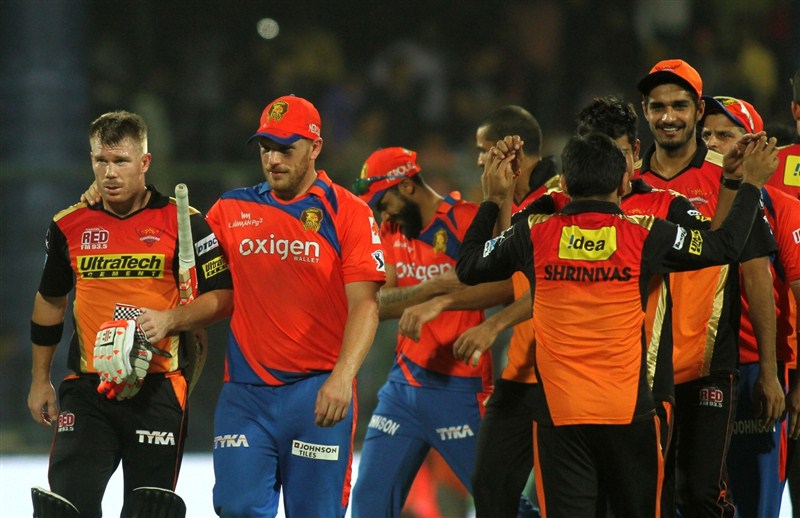 Captain David Warner's belligerent innings of 96 not out helped Sunrisers Hyderabad overcome Gujarat Lions by four wickets on Friday to enter the final of the Indian Premier League (IPL). Gujarat Lions,Sunrisers Hyderabad,Royal Challengers Bangalore,RCB,David Warner,Indian Premier League,Indian Premier League 2016,IPL 2016,IPL Final,IPL 2016 final,IPL Final 2016