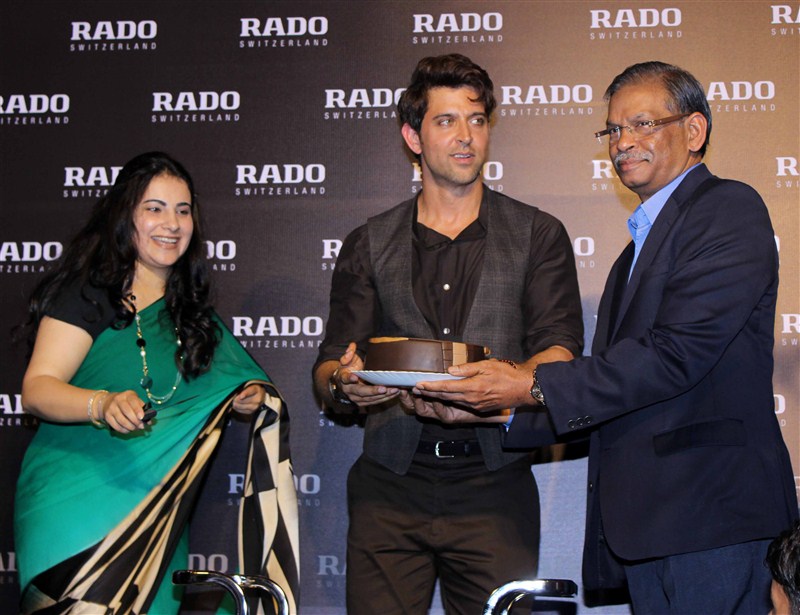Bollywood actor Hrithik Roshan unveils Rado Brown high-tech ceramic collection. Hrithik Roshan,Rado Brown high-tech ceramic collection,Rado Brown,Rado Brown high-tech,actor Hrithik Roshan,Hrithik Roshan pics,Hrithik Roshan images,Hrithik Roshan photos,Hrithik Roshan stills,Hrithik Roshan pictures,Swiss watchmaker