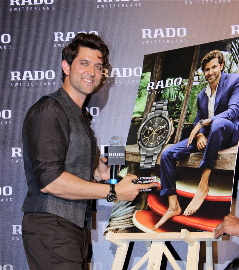 Bollywood actor Hrithik Roshan unveils Rado Brown high-tech ceramic collection. Hrithik Roshan,Rado Brown high-tech ceramic collection,Rado Brown,Rado Brown high-tech,actor Hrithik Roshan,Hrithik Roshan pics,Hrithik Roshan images,Hrithik Roshan photos,Hrithik Roshan stills,Hrithik Roshan pictures,Swiss watchmaker