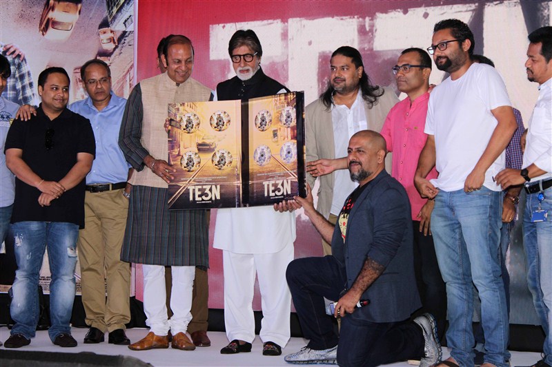 Amitabh Bachchan, Vishal and Others launched the music of film TE3N at an event in Mumbai. TE3N Audio Launch,TE3N,Amitabh Bachchan,Vishal,Bollywood movie TE3N,TE3N Audio Launch pics,TE3N Audio Launch images,TE3N Audio Launch photos,TE3N Audio Launch stills,TE3N Audio Launch pictures